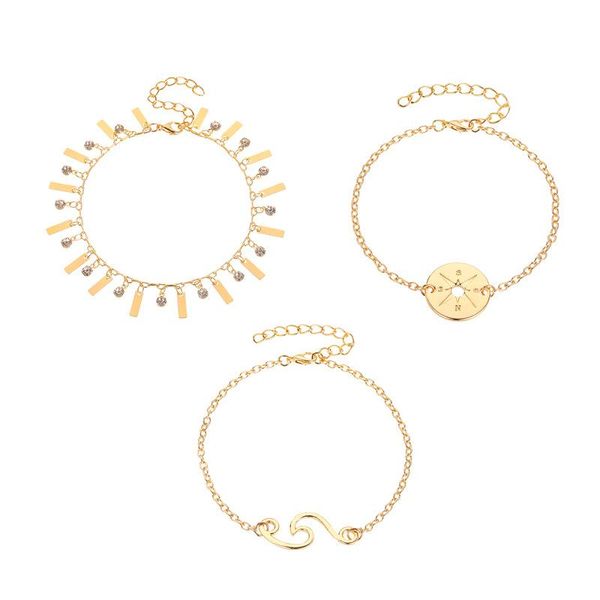 charm bracelets tassel bracelet set fashion 3-piece crystal charms gold color for women & bangles, Golden;silver
charm bracelets tassel bracelet set fashion 3-piece crystal charms gold color for women & bangles, Golden;silver