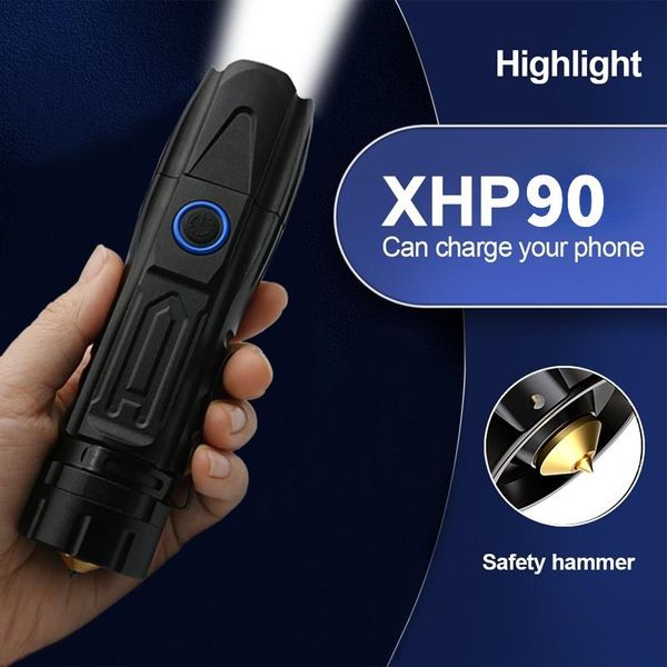 flashlights torches high powerful rechargeable tactical led 26650 xhp90 zoom hand lamp with bottom attack cone for camping huntin
flashlights torches high powerful rechargeable tactical led 26650 xhp90 zoom hand lamp with bottom attack cone for camping huntin