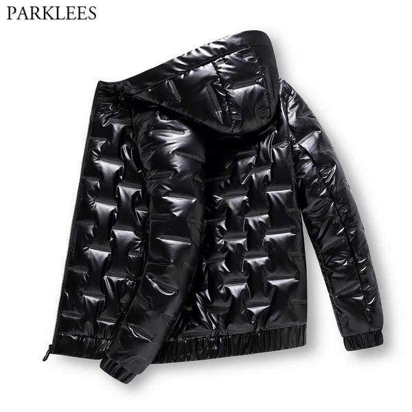 black coated metallic hooded winter jacket men youth fashion cotton padded down jacket waterproof thick warm outerwear 6xl 210522
black coated metallic hooded winter jacket men youth fashion cotton padded down jacket waterproof thick warm outerwear 6xl 210522