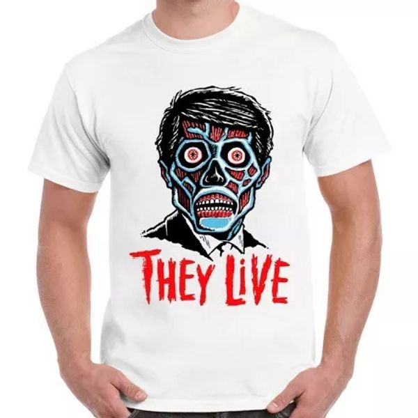 they live thriller cult horror 80s movie film ideal gift t shirt 2485, White;black
they live thriller cult horror 80s movie film ideal gift t shirt 2485, White;black
