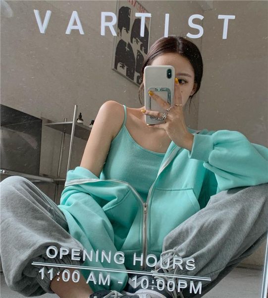 women's hoodies & sweatshirts fashion and versatile small sling wide loose zipper hooded plus fleece, Black
women's hoodies & sweatshirts fashion and versatile small sling wide loose zipper hooded plus fleece, Black