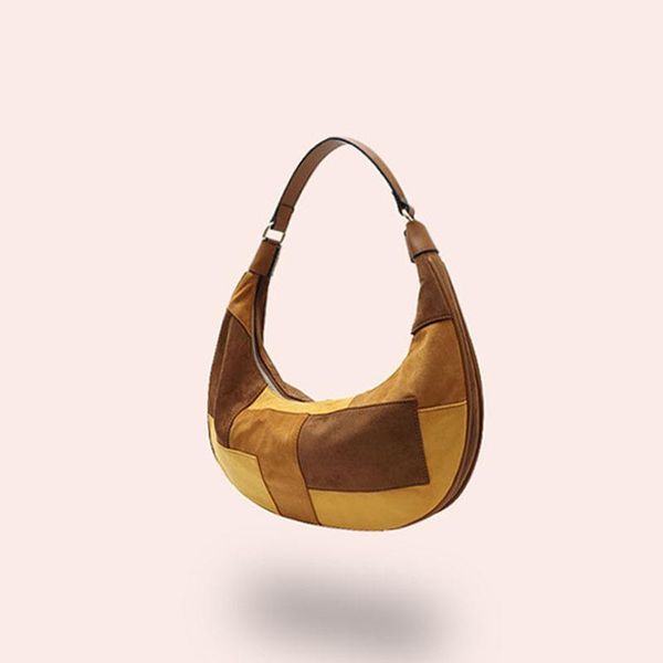 evening bags 2021 female design retro personality color matching brown patchwork denim canvas frosted crescent hobo shoulder handbag baguett
evening bags 2021 female design retro personality color matching brown patchwork denim canvas frosted crescent hobo shoulder handbag baguett