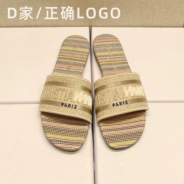 wholesale d women's summer embroidery letter flat bottom with slippers luxurysss designersss shoes yw, Black
wholesale d women's summer embroidery letter flat bottom with slippers luxurysss designersss shoes yw, Black