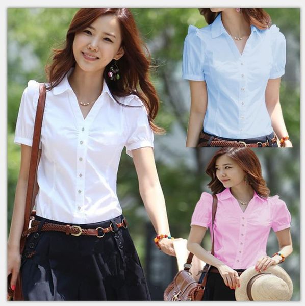 women's blouses & shirts 5xl plus size women summer fashion short sleeve white solid slim casual office blusas
women's blouses & shirts 5xl plus size women summer fashion short sleeve white solid slim casual office blusas