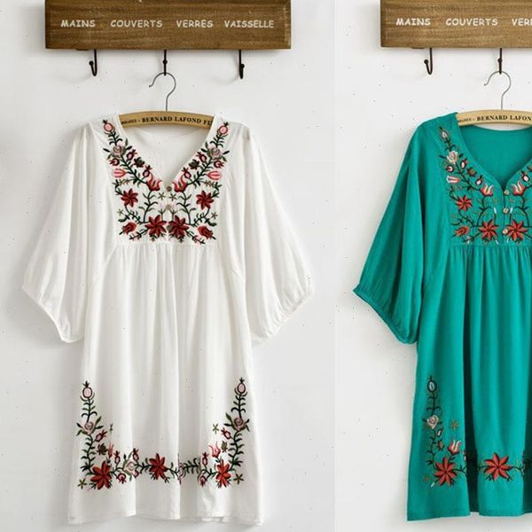 vintage womens dress 70s ethnic floral embroidered hippie boho mexican puff slv loose xs s l elegant, Black;gray
vintage womens dress 70s ethnic floral embroidered hippie boho mexican puff slv loose xs s l elegant, Black;gray