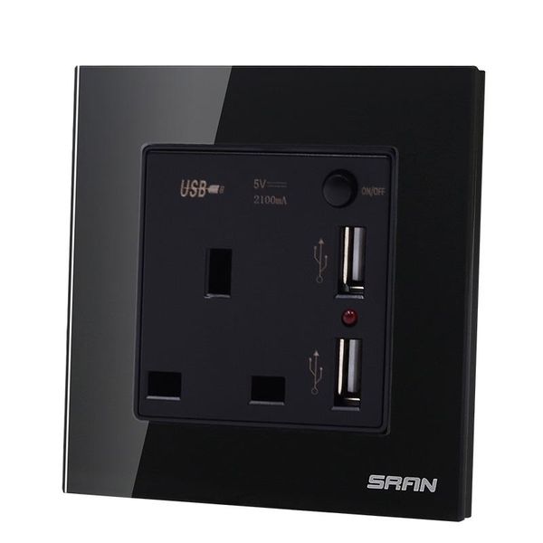 smart home control crystal glass panel usb charge port 2.1a wall charger led indicator 13a uk socket switch power outlet black color 1 2 3 4
smart home control crystal glass panel usb charge port 2.1a wall charger led indicator 13a uk socket switch power outlet black color 1 2 3 4