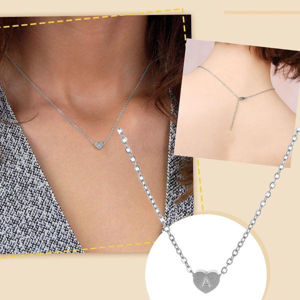 chains fashion heart tiny initial necklace silver color letters single name choker for women pendant jewelry gift
chains fashion heart tiny initial necklace silver color letters single name choker for women pendant jewelry gift