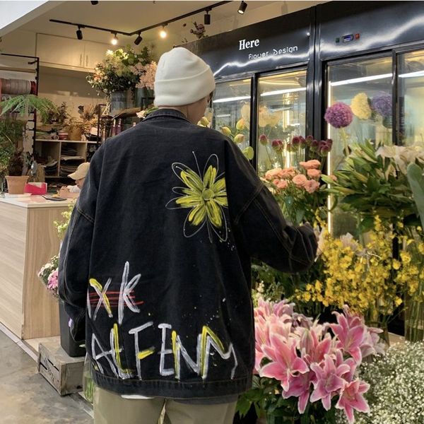 men's jackets privathinker - men's printed and graffiti denim jacket, large casual coat in main street style, autumn fashion cloth, Black;brown
men's jackets privathinker - men's printed and graffiti denim jacket, large casual coat in main street style, autumn fashion cloth, Black;brown