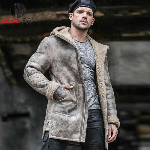 men's leather & faux reversible two wear men genuine hooded windbreaker coat winter warm long sleeve sheepskin jacket plus size, Black
men's leather & faux reversible two wear men genuine hooded windbreaker coat winter warm long sleeve sheepskin jacket plus size, Black