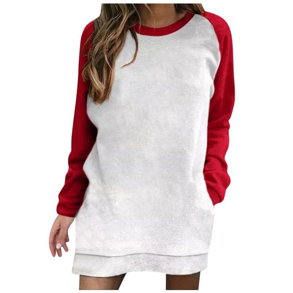 casual dresses women's contrast color long sleeve loose pocket sweatshirt dress straight splicing knitting knee-length, Black;gray
casual dresses women's contrast color long sleeve loose pocket sweatshirt dress straight splicing knitting knee-length, Black;gray