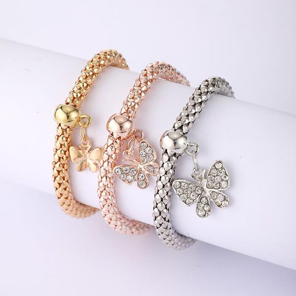 charm bracelets tocona 3pcs alloy butterfly set gold silver color pendant bangles thick snake chain punk for women jewelry 3518, Golden;silver
charm bracelets tocona 3pcs alloy butterfly set gold silver color pendant bangles thick snake chain punk for women jewelry 3518, Golden;silver