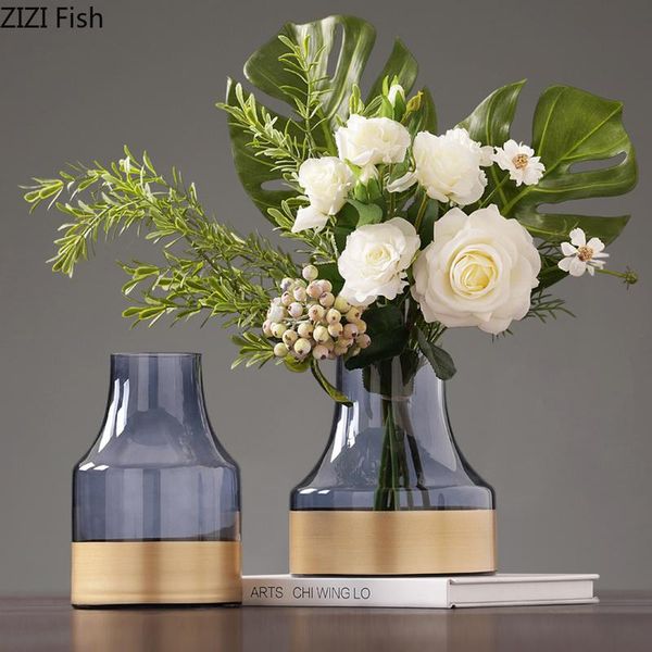 vases modern blue gold bottom glass home room entrance hydroponic floral decor romantic dining table flower vase decoration
vases modern blue gold bottom glass home room entrance hydroponic floral decor romantic dining table flower vase decoration