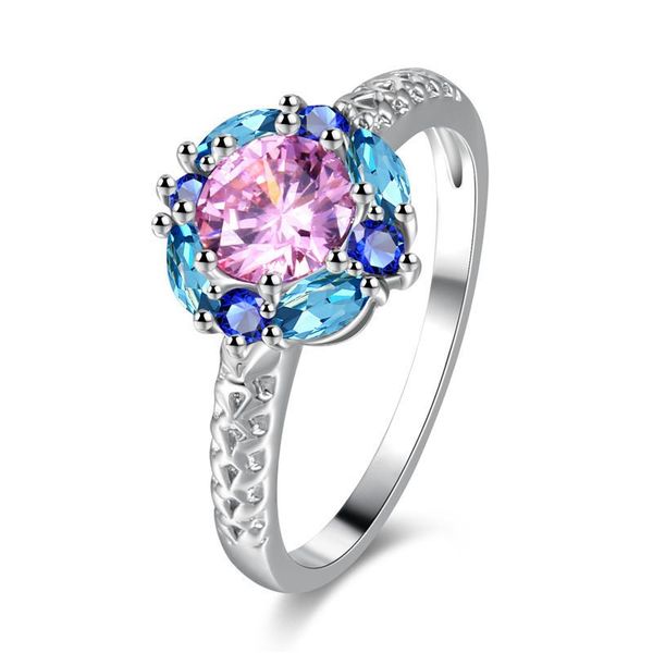 cluster rings european and american fashion creative color zircon romantic ring accessories women's, Golden;silver
cluster rings european and american fashion creative color zircon romantic ring accessories women's, Golden;silver