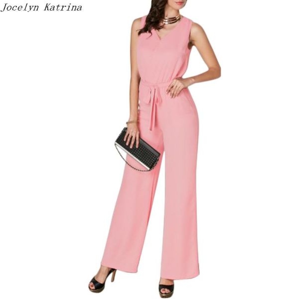 women's jumpsuits & rompers jocelyn katrina brand 2021 fashion women sleeveless maxi overalls belted wide leg jumpsuit long pant, Black;white
women's jumpsuits & rompers jocelyn katrina brand 2021 fashion women sleeveless maxi overalls belted wide leg jumpsuit long pant, Black;white