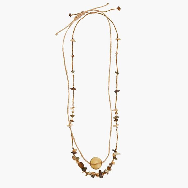 pendant necklaces vintage statement natural stone weave layered women's necklace trendy adjustable resin jewelry gifts, Silver
pendant necklaces vintage statement natural stone weave layered women's necklace trendy adjustable resin jewelry gifts, Silver