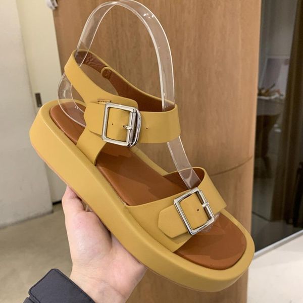 sandals thick bottom casual beach shoes women 2021 summer leather female open toe double belt buckle flat heel solid, Black
sandals thick bottom casual beach shoes women 2021 summer leather female open toe double belt buckle flat heel solid, Black