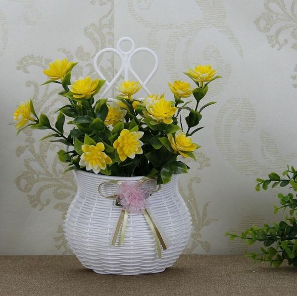 vases simple wall hanging flower basket home decoration simulation holders flowers storage rack 05193
vases simple wall hanging flower basket home decoration simulation holders flowers storage rack 05193