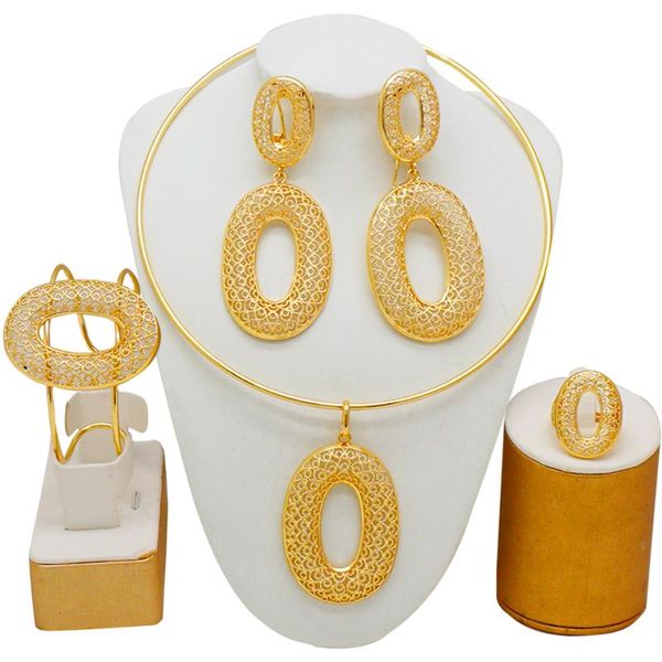 earrings & necklace est dubai gold jewellery set ladies exquisite banquet arab ethiopian brida wedding jewelry party gifts, Silver
earrings & necklace est dubai gold jewellery set ladies exquisite banquet arab ethiopian brida wedding jewelry party gifts, Silver