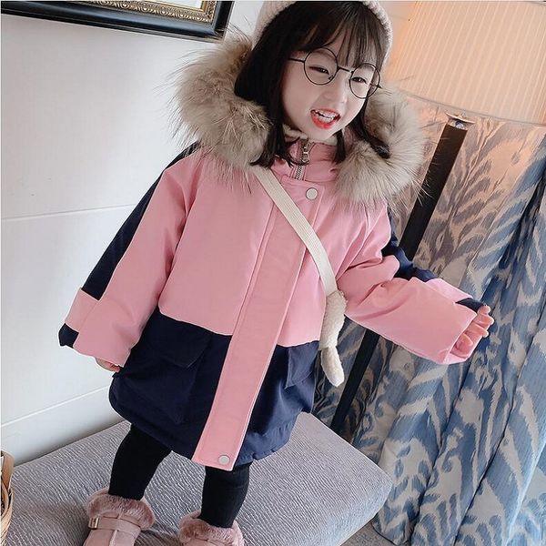 winter baby girls coat fur collar hooded cotton plus velvet thicken warm splicing jacket for childrens outwear kids clothes top, Blue;gray
winter baby girls coat fur collar hooded cotton plus velvet thicken warm splicing jacket for childrens outwear kids clothes top, Blue;gray