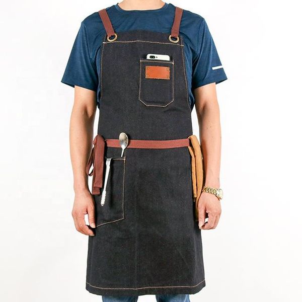 denim haircutting apron for men adjustable salon hairdresser tool bbq bib working uniform korean fashion black aprons
denim haircutting apron for men adjustable salon hairdresser tool bbq bib working uniform korean fashion black aprons