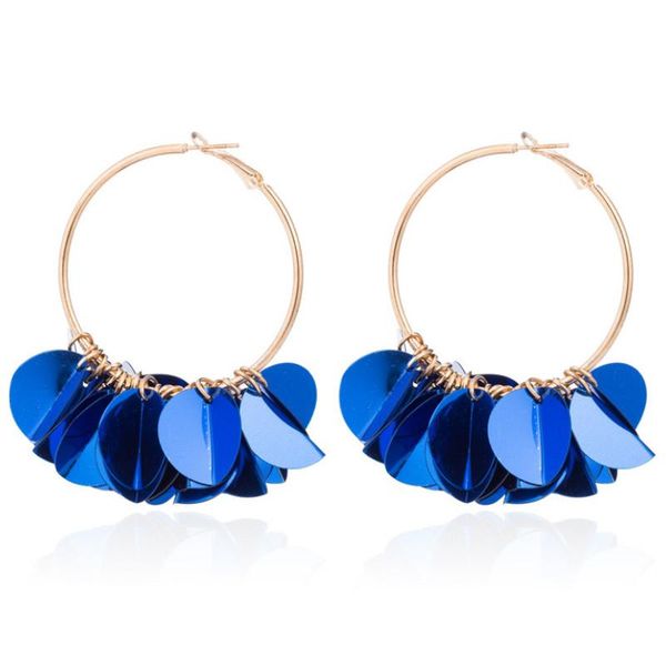 hoop & huggie alloy sequin ear jewelry trendy personality earrings for women, Golden;silver
hoop & huggie alloy sequin ear jewelry trendy personality earrings for women, Golden;silver