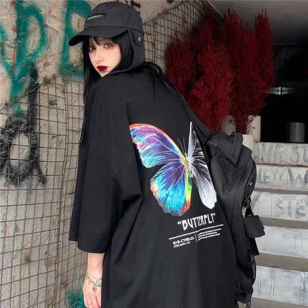 women's t-shirt fat mm loose oversize 300kg short sleeve summer super cec butterfly print fashionable top, White
women's t-shirt fat mm loose oversize 300kg short sleeve summer super cec butterfly print fashionable top, White