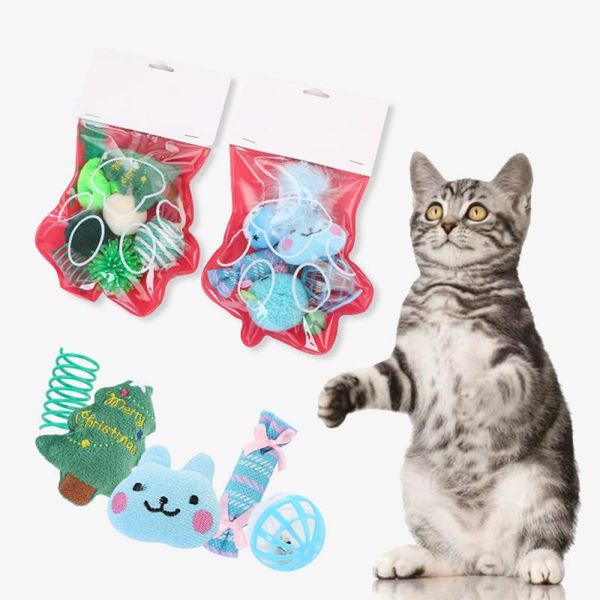 cat toys kitty funny toy set plush ball interactive cute pet supplies claw bag christmas series products
cat toys kitty funny toy set plush ball interactive cute pet supplies claw bag christmas series products