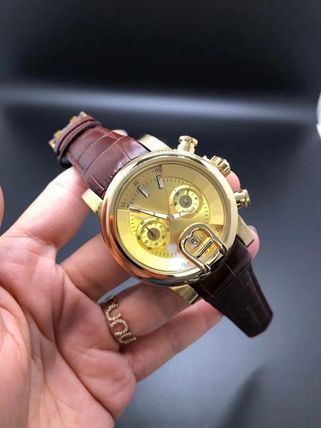 2021 new men luxury watches five stitches series all the dials work mens quartz watch european brand leather strap clock fashion men's, Slivery;brown
2021 new men luxury watches five stitches series all the dials work mens quartz watch european brand leather strap clock fashion men's, Slivery;brown