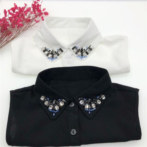 bow ties women sleeveless fake collar shirt detachable collars removable lapel solid color white half turn down false tie, Black;gray
bow ties women sleeveless fake collar shirt detachable collars removable lapel solid color white half turn down false tie, Black;gray
