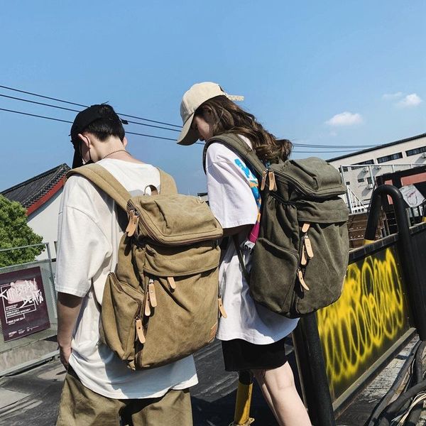fashion canvas lapbackpack for teenage girls boys men and women mochila bagpack school bags tooling style
fashion canvas lapbackpack for teenage girls boys men and women mochila bagpack school bags tooling style