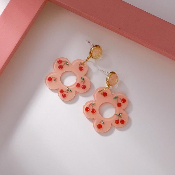 dangle & chandelier origin summer romantic cherry flower earring for women arcylic hollow out pink circle wedding earrings jewelry pendiente, Silver
dangle & chandelier origin summer romantic cherry flower earring for women arcylic hollow out pink circle wedding earrings jewelry pendiente, Silver