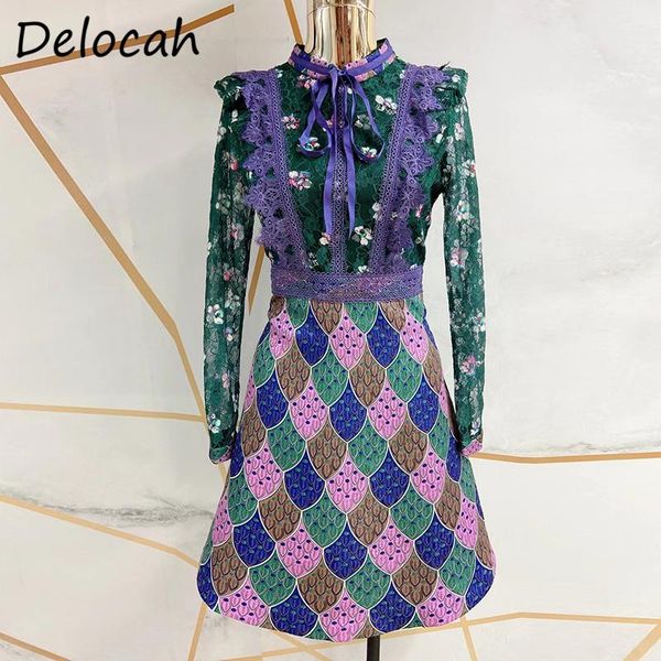 delocah summer women fashion designer party a-line dress long sleeve lace bow hollow out elegant slim ladis short dresses 2021 casual, Black;gray
delocah summer women fashion designer party a-line dress long sleeve lace bow hollow out elegant slim ladis short dresses 2021 casual, Black;gray