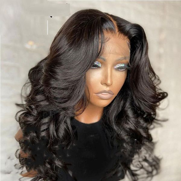 synthetic wigs 26 inches long natural black body wavy hair lace front with hairline heat resistant fiber wig for women
synthetic wigs 26 inches long natural black body wavy hair lace front with hairline heat resistant fiber wig for women