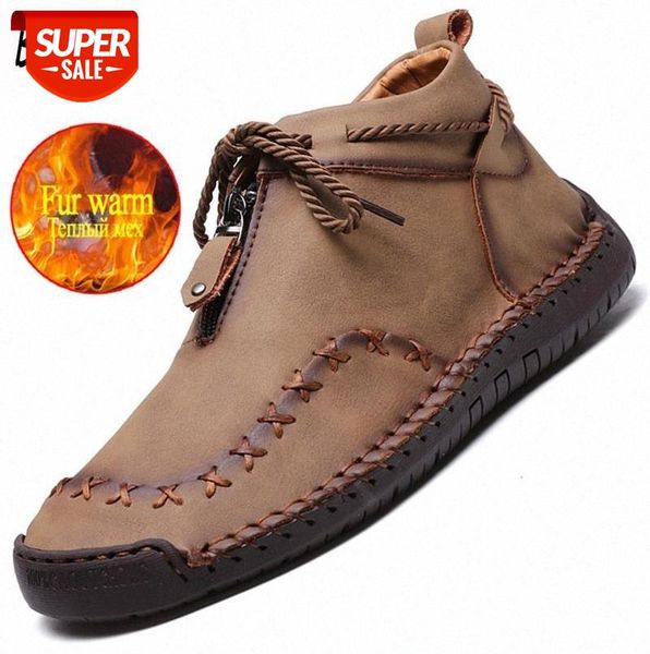 brand winter men's boots plush warm men's snow boots autumn outdoor ankle lace-up motorcycle zapatos de hombre #3f4g
brand winter men's boots plush warm men's snow boots autumn outdoor ankle lace-up motorcycle zapatos de hombre #3f4g