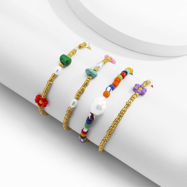 beaded, strands origin summer bohemian multicolor flower simulation pearl beaded charm bracelets for women irregular stone jewelry, Black
beaded, strands origin summer bohemian multicolor flower simulation pearl beaded charm bracelets for women irregular stone jewelry, Black