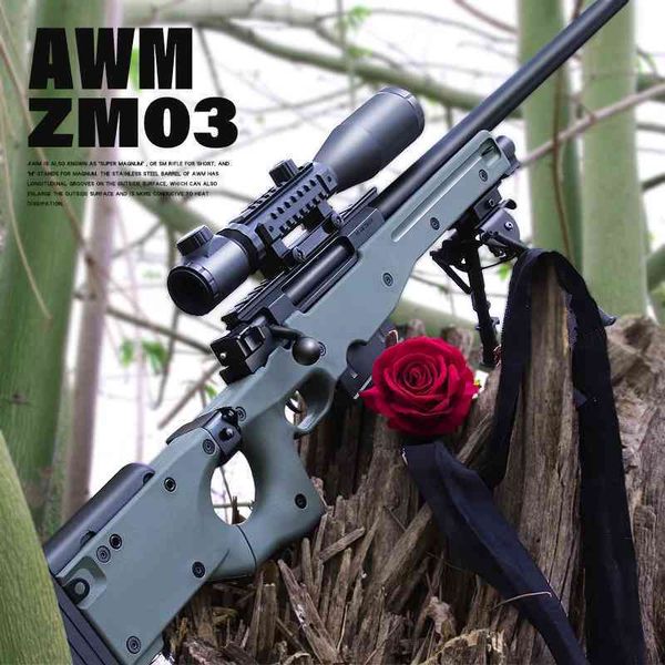 jieying all nylon awm simulation shell throwing toy gun can be fired by outdoor snipers and loaded
jieying all nylon awm simulation shell throwing toy gun can be fired by outdoor snipers and loaded