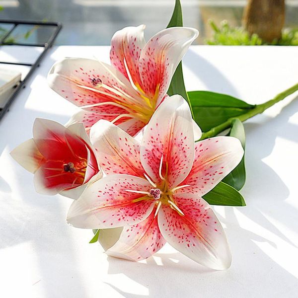 decorative flowers & wreaths 3d printing lily branch real looking artificial for home wedding decoration white fake garden decor flores
decorative flowers & wreaths 3d printing lily branch real looking artificial for home wedding decoration white fake garden decor flores