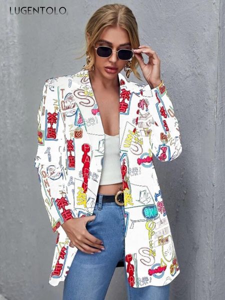 women's suits & blazers women blazer fashion print cartoons leopard slim spring long sleeve single button lady casual street, White;black
women's suits & blazers women blazer fashion print cartoons leopard slim spring long sleeve single button lady casual street, White;black