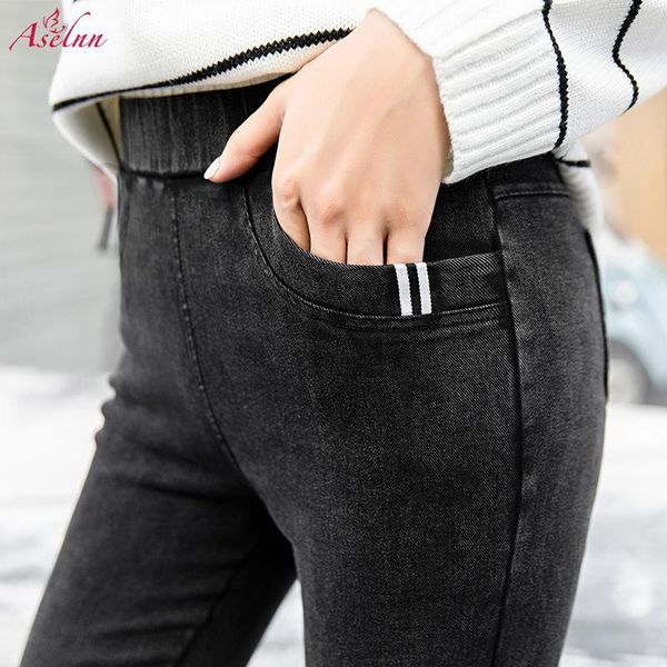 women's pants & capris aselnn autumn women thicken elastic waist pencil skinny webbing pocket straight casual trousers female plus size, Black;white
women's pants & capris aselnn autumn women thicken elastic waist pencil skinny webbing pocket straight casual trousers female plus size, Black;white