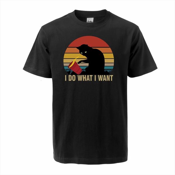cats funny summer mens t shirts 100% cotton i do what want short sleeve tee casual animal fashion streetwear, White;black
cats funny summer mens t shirts 100% cotton i do what want short sleeve tee casual animal fashion streetwear, White;black