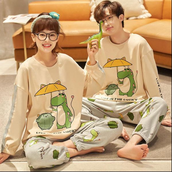 autumn cotton couple pajamas set womens sleepwears warm long sleeve kawaii suit for women cute little dinosaur pijama soft men, Black;red
autumn cotton couple pajamas set womens sleepwears warm long sleeve kawaii suit for women cute little dinosaur pijama soft men, Black;red