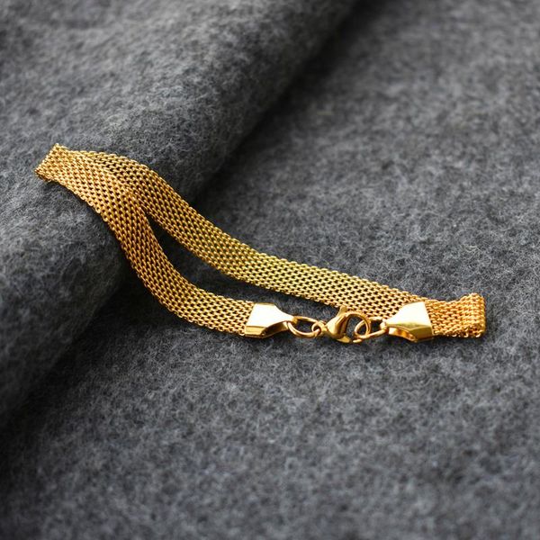 link, chain fashion bangle bracelet jewelry for women girls men stainless steel design mesh gifts accessories wholesale, Black
link, chain fashion bangle bracelet jewelry for women girls men stainless steel design mesh gifts accessories wholesale, Black