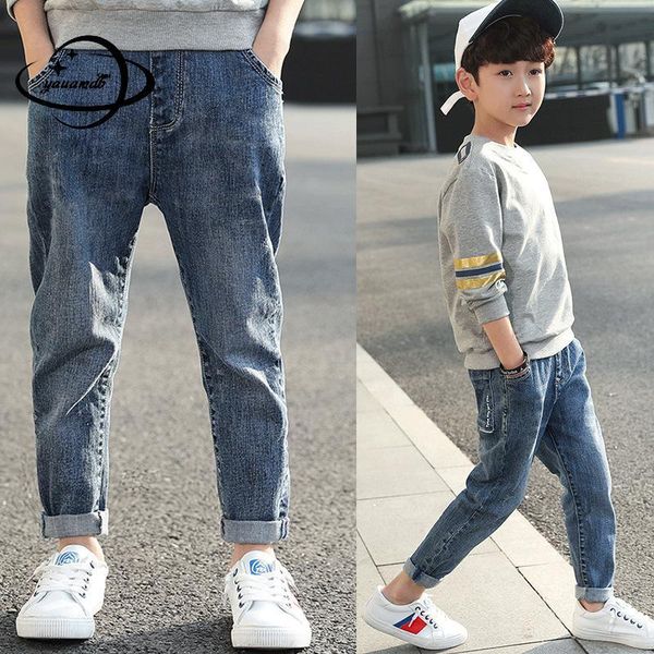 jeans kids spring autumn boys trousers clothing casual long pants solid color loose soft thin section children clothes h37, Blue
jeans kids spring autumn boys trousers clothing casual long pants solid color loose soft thin section children clothes h37, Blue
