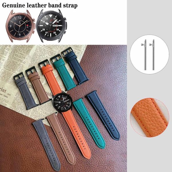 watch bands 20mm 22mm fashion genuine leather band for samsung galaxy watch3 41mm 45mm / gear s3 frontier classic replacement strap, Black;brown 
watch bands 20mm 22mm fashion genuine leather band for samsung galaxy watch3 41mm 45mm / gear s3 frontier classic replacement strap, Black;brown