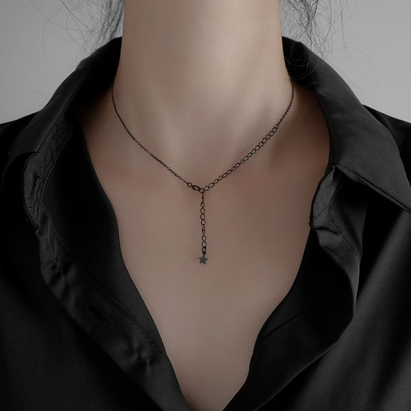 female collarbone chain short black neck chain diablo series do not fade necklace necklace wind tide female web celebrity, Silver
female collarbone chain short black neck chain diablo series do not fade necklace necklace wind tide female web celebrity, Silver