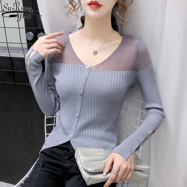 v-neck korean sweater autumn wool long sleeve women sweater office lady hollow sunscreen slim women cardigans10601 210527, White;black
v-neck korean sweater autumn wool long sleeve women sweater office lady hollow sunscreen slim women cardigans10601 210527, White;black