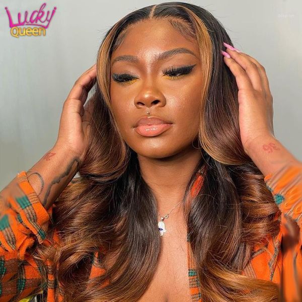 malaysian body wave wigs highlight 1b/4/27 blonde human hair pre-plucked lace frontal for women1, Black;brown
malaysian body wave wigs highlight 1b/4/27 blonde human hair pre-plucked lace frontal for women1, Black;brown