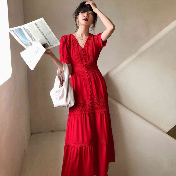 dresses button v-neck short sleeve summer women chic patchwork lace cotton elegant long maxi es boho beach vestidos itcf, Black;gray
dresses button v-neck short sleeve summer women chic patchwork lace cotton elegant long maxi es boho beach vestidos itcf, Black;gray