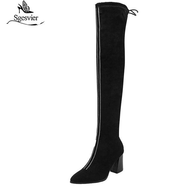 boots sgesvier female slim legs over the knee for ladies women's size 32-48 thigh high shoes square heels winter g721, Black
boots sgesvier female slim legs over the knee for ladies women's size 32-48 thigh high shoes square heels winter g721, Black