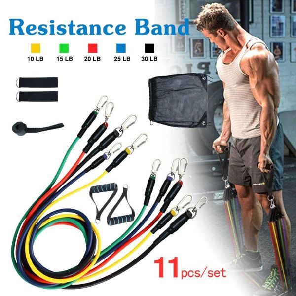 11pcs/set pull rope fitness exercises resistance bands workout training yoga band gym equipment
11pcs/set pull rope fitness exercises resistance bands workout training yoga band gym equipment